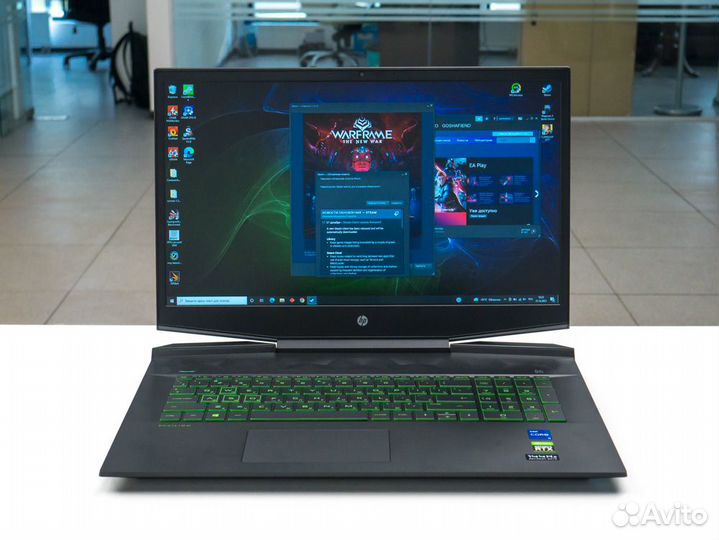 Игровой ноутбук Hp pavilion gaming 17