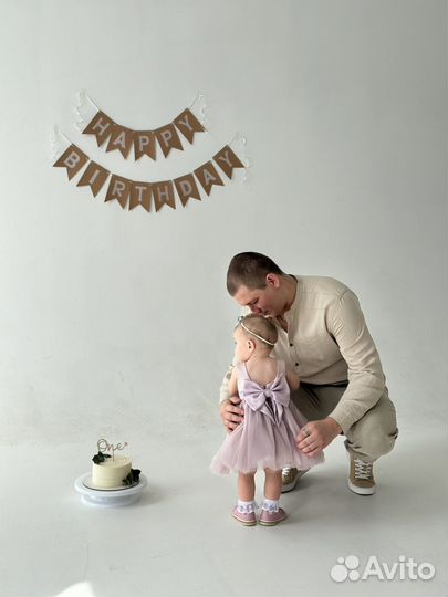 Платье на годик 80