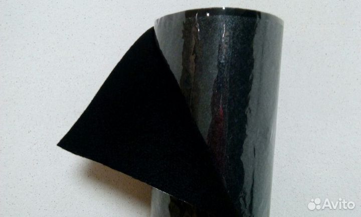 Карпет черный самоклеющийся коротковорсный ш.150