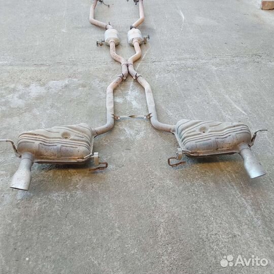 Mercedes W164 3.5 глушитель 272 без катализаторов