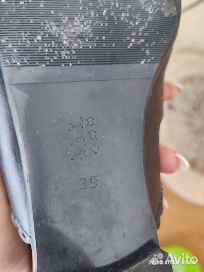 Балетки натуральная кожа