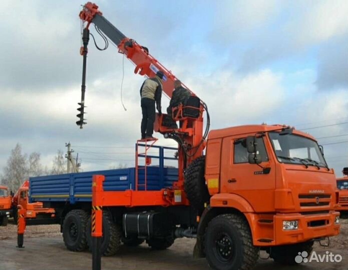 Аренда и услуги манипулятора-вездехода, стрела 7 т, 21 м, борт 10 т, 6 м