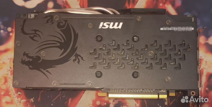 Видеокарта MSI rx580 8gb