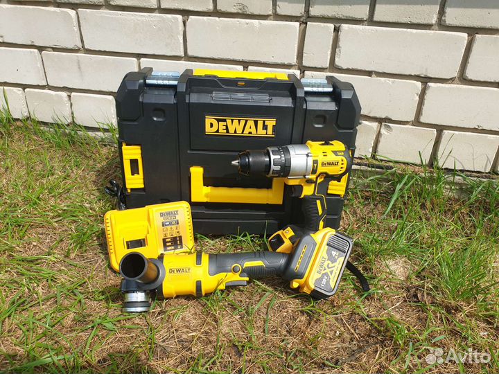 Набор 2 в 1 шуруповерт + болгарка Dewalt