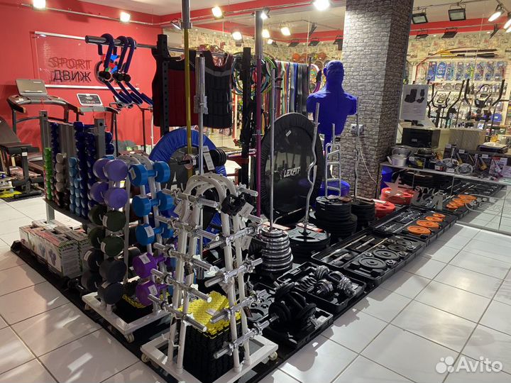 Штанга в наборе, 50кг, гантель хром, гриф