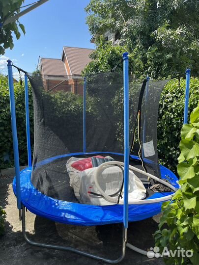 Батут с сеткой