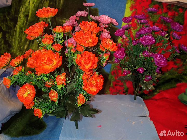 Искусственные цветы букеты