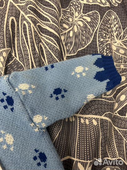 Костюм вязаный на мальчика 68-74