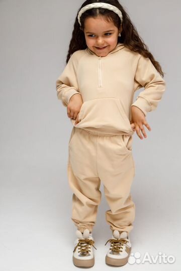 Костюм для девочек кофта + штаны 104-128