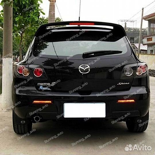 Спойлер Mazda 3 BK HB Mazda Speed двуногий S327