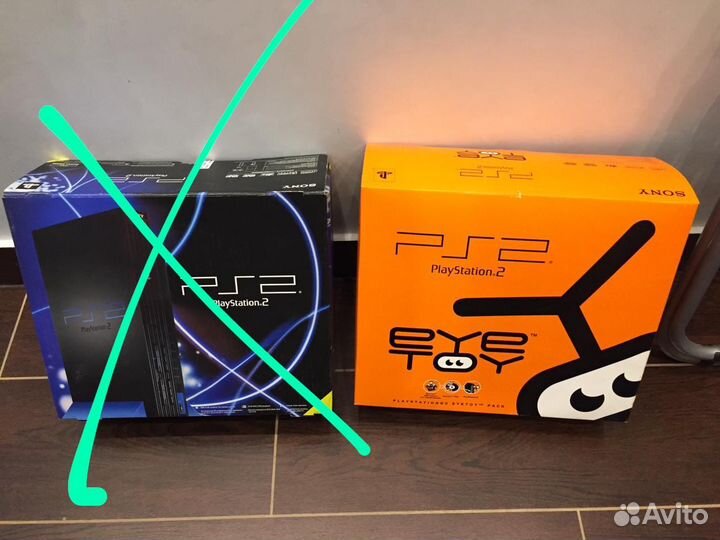 Коробка от Playstation 2