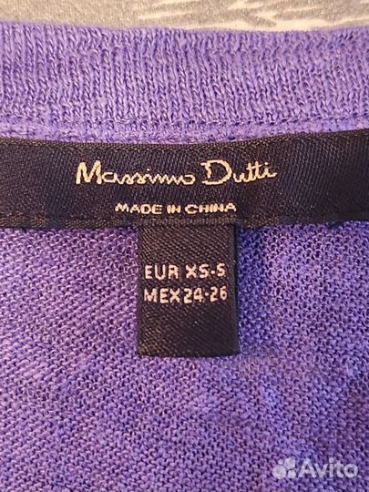 Блуза massimo dutti лен