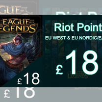 League of Legends riot points(gift card)