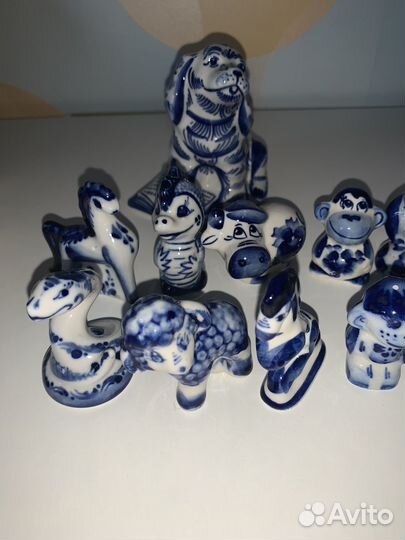 Фигурки гжель