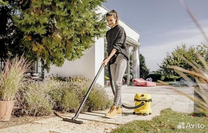 Пылесос karcher WD 2 plus V-12/4/18, 1000Вт 180мба