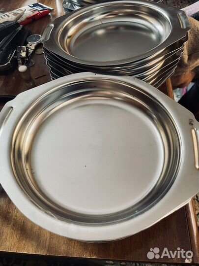 Тарелки Нержавейка СССР 300 шт