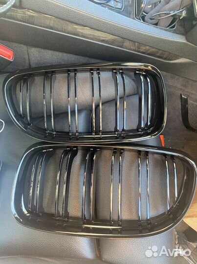 Bmw e90 ноздри решетки радиатора двойные lci рест