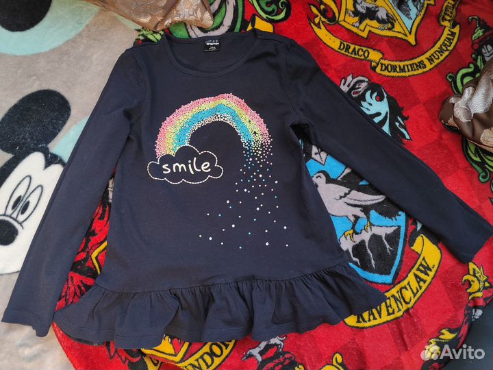 Лонгслив для девочки 116