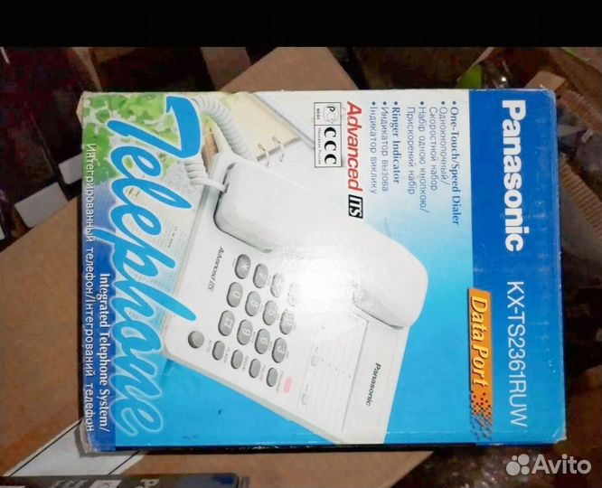 Телефон Panasonic проводной новый