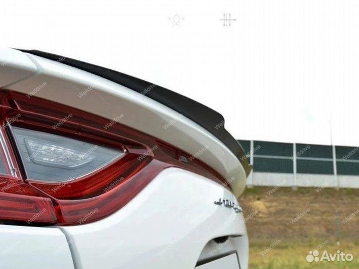 Спойлер Kia Stinger GT черный глянец