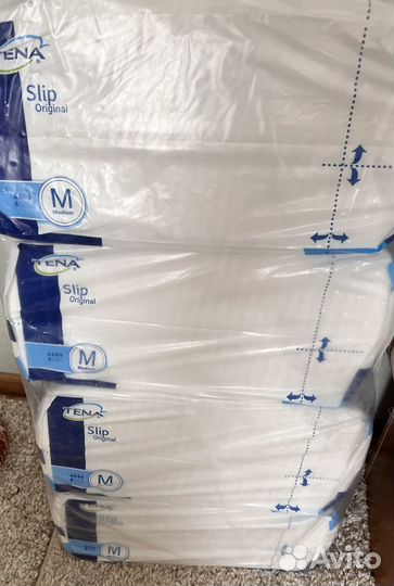 Памперсы для взрослых размер m по 30 штук