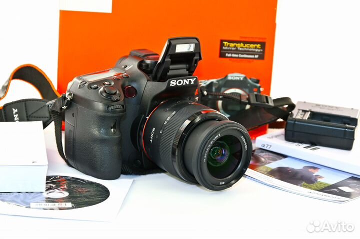 Sony Alpha A77 24.3MP зеркалка Kit DT SAM II