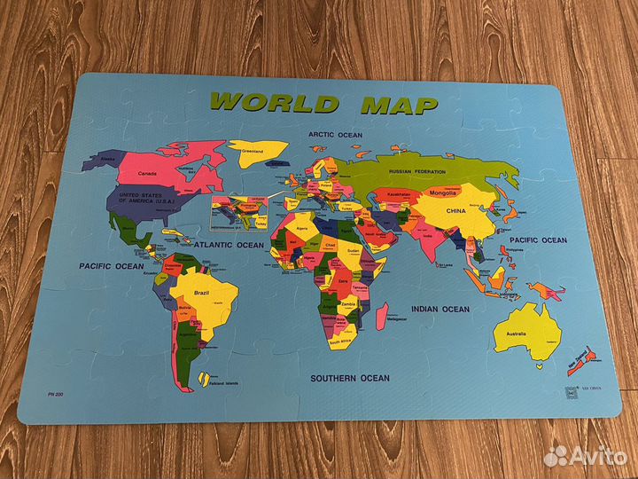 Мягкий Коврик-Пазл новый год