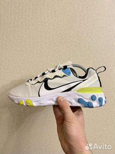 Кроссовки Nike React Element 55 “White Blue”