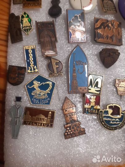 Значки советской прибалтики