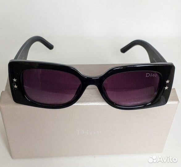 Christian Dior Очки солнцезащитные, черные. Новые