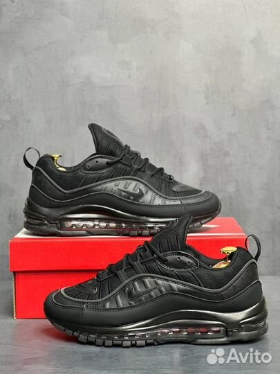 Кроссовки Nike Air Max 98 чёрные 4