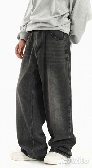 Джинсы bershka широкие