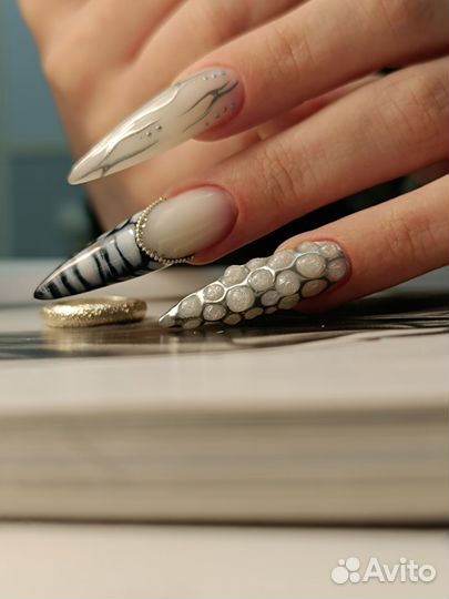 Маникюр, наращивание ногтей, педикюр