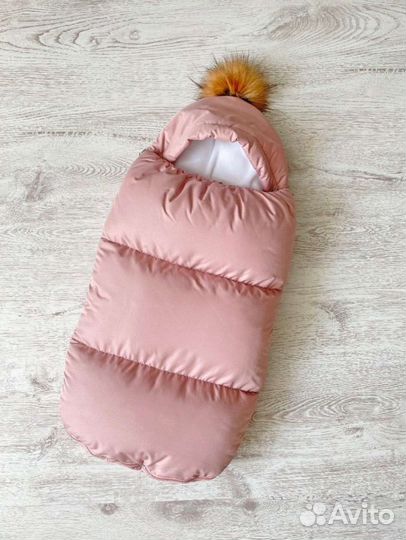 Конверт на выписку для девочки зима