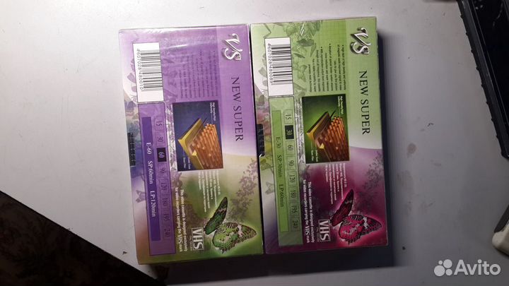 Видеокассеты VHS новые запечатанные и с записью