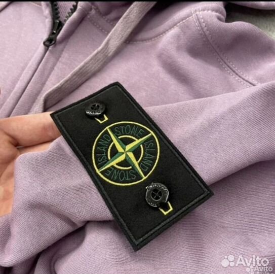 Зип худи stone island