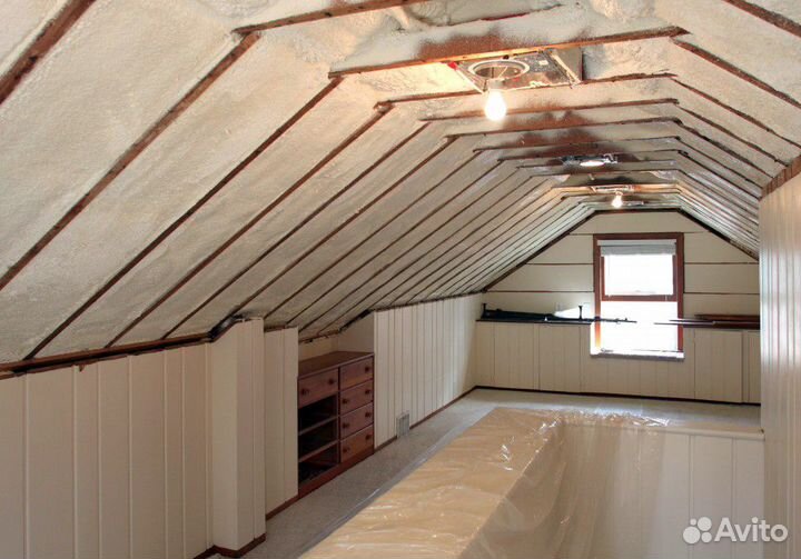 Утепление пенополиуретаном пола подпола дома