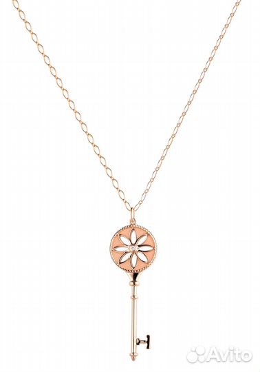 Подвеска Tiffany & Co Daisy Key in Rose Gold with