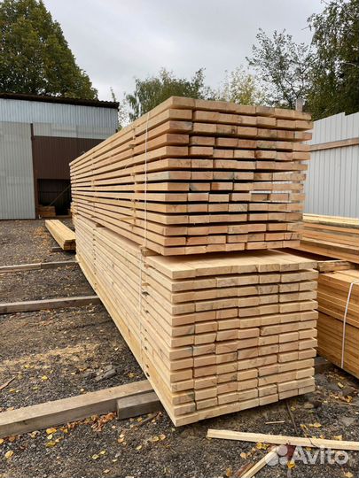 Доска обрезная 25х150х6000мм от производителя