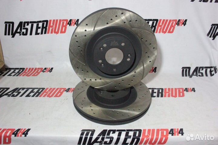 Тормозной диск перфорированный Hyundai Genesis