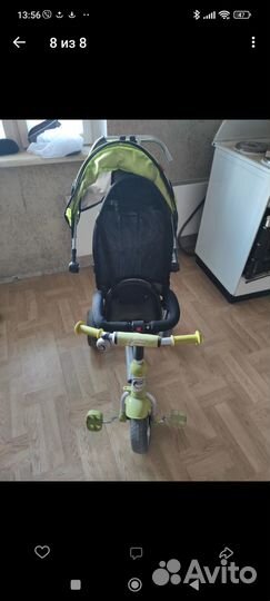 Велосипед трёхколёсный-коляска