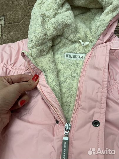 Зимний комбинезон для девочки 74р