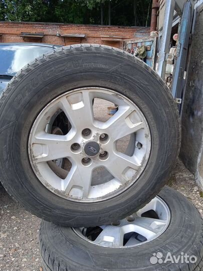 5 колёс в сборе на литых дисках