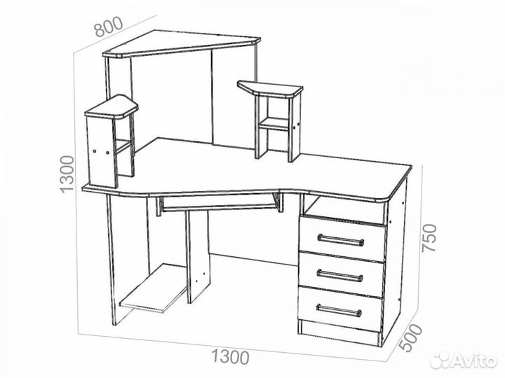Компьютерный стол Каспер