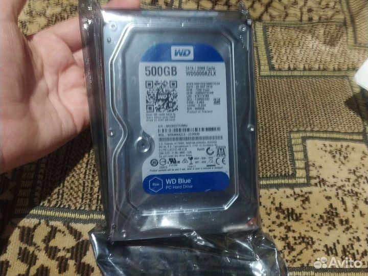 Жесткий диск 500гб Жесткий диск WD Blue WD5000azlx
