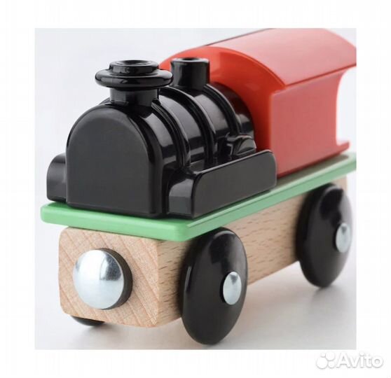 Поезд Икеа Lillabo деревянный разборный