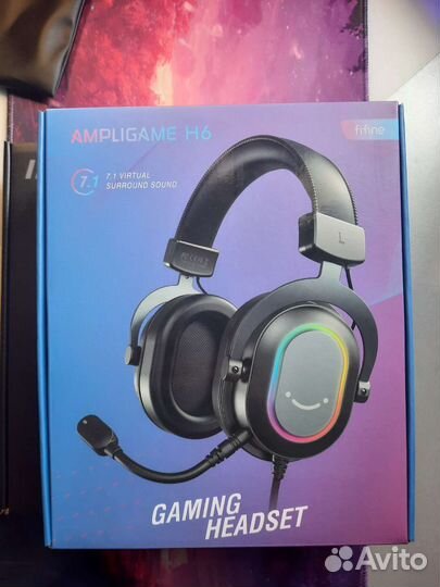 Игровые наушники для пк fifine ampligame H6