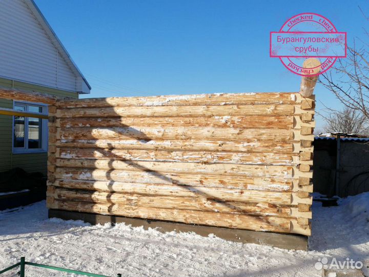 Срубы бань 3х5 сосновый лес, аккуратная рубка