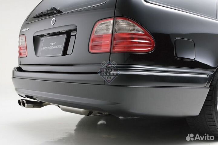 Накладка на зад. бампер wald international MB W210