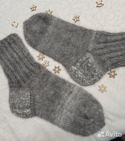 Носки пуховые кролик